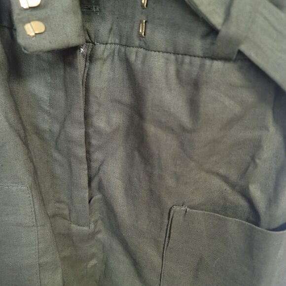 Zara Linen Blend Mini Shirt Dress, XS - Picture 10 of 10